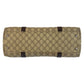 GUCCI Tote Bag 114595 GG Supreme Canvas Beige Brown SilverMetal