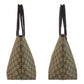 GUCCI Tote Bag 114595 GG Supreme Canvas Beige Brown SilverMetal