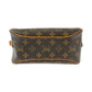 LOUIS VUITTON Shoulder Bag M51221 PVC Brown Gold Metal Monogram Blois