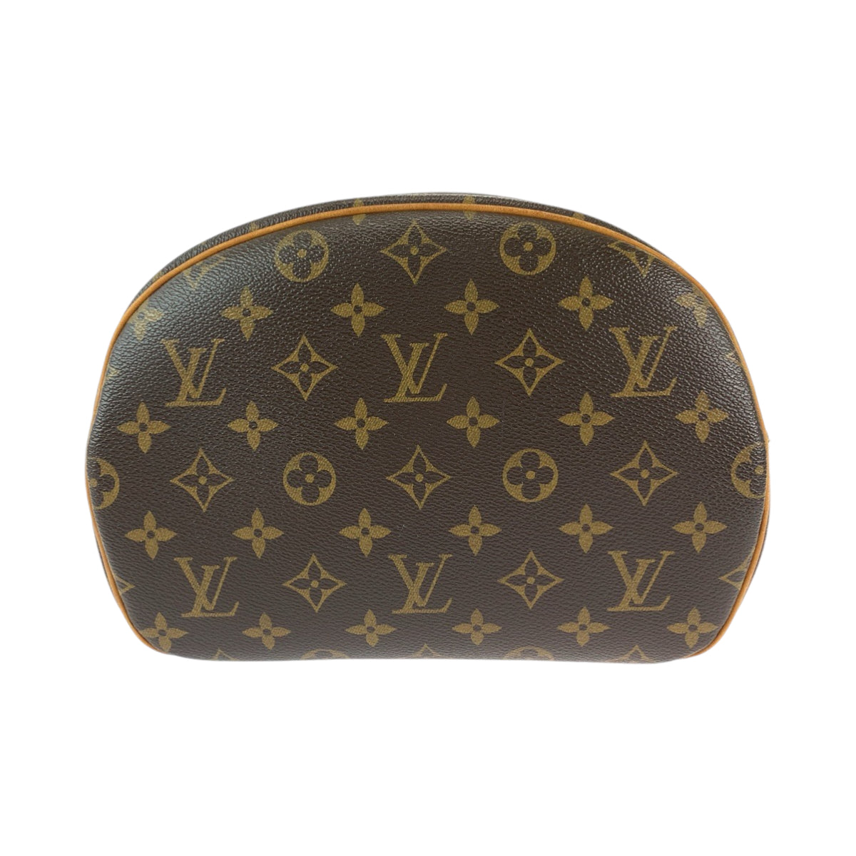 LOUIS VUITTON Shoulder Bag M51221 PVC Brown Gold Metal Monogram Blois