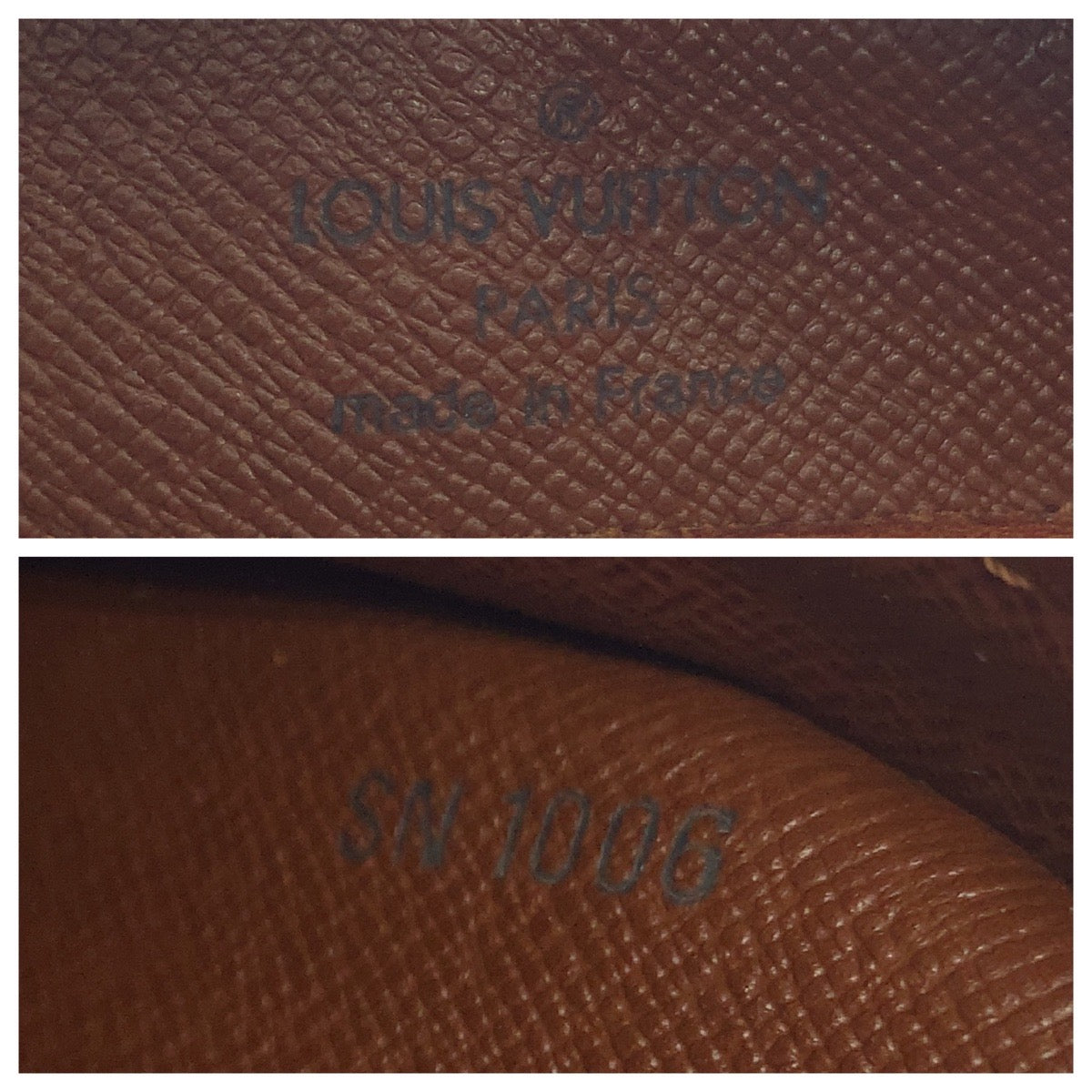 LOUIS VUITTON Shoulder Bag M51221 PVC Brown Gold Metal Monogram Blois