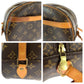 LOUIS VUITTON Shoulder Bag M51221 PVC Brown Gold Metal Monogram Blois