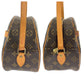 LOUIS VUITTON Shoulder Bag M51221 PVC Brown Gold Metal Monogram Blois