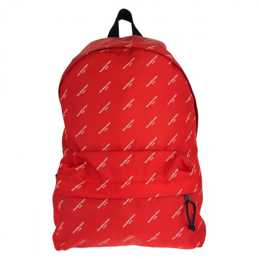 BALENCIAGA Backpack Nylon Red black Explorer