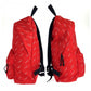 BALENCIAGA Backpack Nylon Red black Explorer