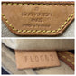 LOUIS VUITTON Shoulder Bag M51146 PVC Brown Gold Metal Monogram LoopingMM