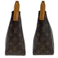 LOUIS VUITTON Shoulder Bag M51146 PVC Brown Gold Metal Monogram LoopingMM