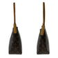 LOUIS VUITTON Shoulder Bag M51146 PVC Brown Gold Metal Monogram LoopingMM