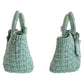 BALENCIAGA Handbag 671342 enamel Mint Green SilverMetal Enamel Basket Bistro XS