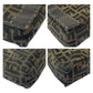 FENDI Shoulder Bag canvas Brown Gold Metal Zucca