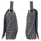 FENDI Shoulder Bag canvas Brown Gold Metal Zucca
