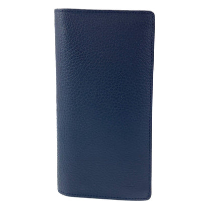 LOUIS VUITTON Long Wallet Purse M58818 leather Navy Taurillon Clemence Leather Portefeuille Braza