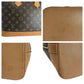 LOUIS VUITTON Handbag M51130 PVC Brown Gold Metal Monogram Alma