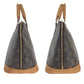 LOUIS VUITTON Handbag M51130 PVC Brown Gold Metal Monogram Alma