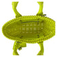 BALENCIAGA Shoulder Bag Nylon Neon Yellow SilverMetal Bistro XXS