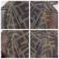 FENDI Shoulder Bag canvas Brown Zucca Pattern Etnico