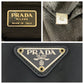 PRADA Backpack Nylon Black SilverMetal Test Triangle With logo