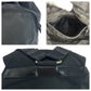 PRADA Backpack Nylon Black SilverMetal Test Triangle With logo