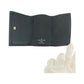 LOUIS VUITTON Tri-fold wallet M63921 leather black Portefeuille Rock Mini