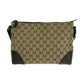 GUCCI Shoulder Bag 114273 GG canvas Beige Brown SilverMetal