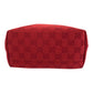 GUCCI Tote Bag 002 1079 GG canvas Red Silver Metal