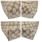 GUCCI Tote Bag 378 02 003 GG Supreme Canvas Beige Multicolor Gold Metal Old Gucci Shelly Line