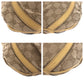 GUCCI Shoulder Bag 203257 GG canvas Beige Gold Metal