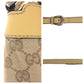 GUCCI Shoulder Bag 203257 GG canvas Beige Gold Metal