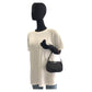 GUCCI Handbag 92821 canvas black Sherry line