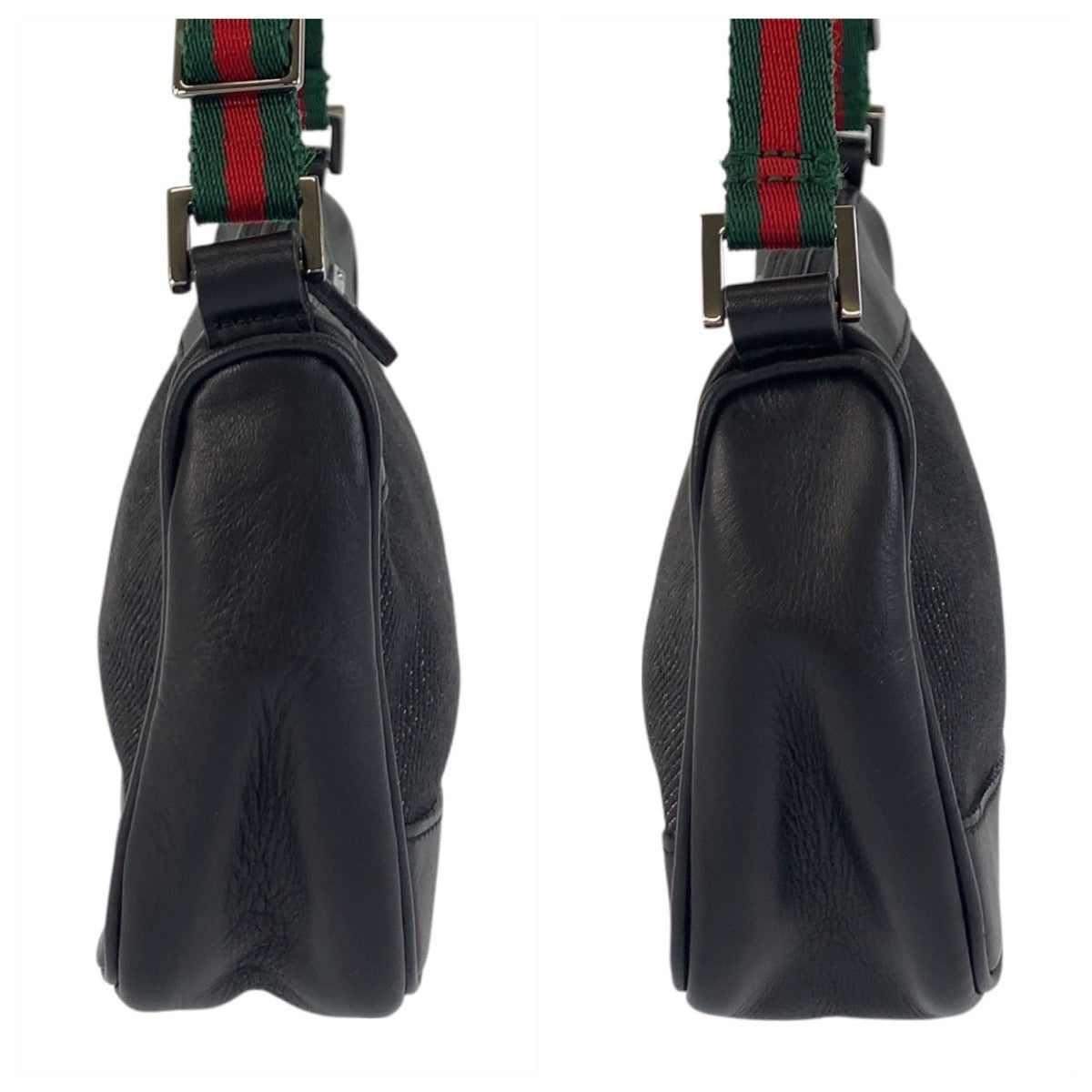 GUCCI Handbag 92821 canvas black Sherry line