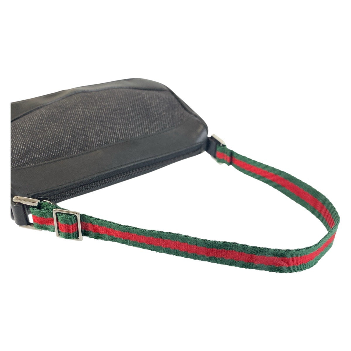 GUCCI Handbag 92821 canvas black Sherry line
