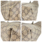 GUCCI Tote Bag 197953 GG Supreme Canvas Beige Brown Gold Metal