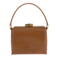 GUCCI Handbag 000 926 0175 leather Brown Gold Metal Bamboo
