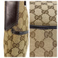 GUCCI Shoulder Bag 145857 GG canvas Beige Brown SilverMetal