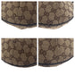 GUCCI Shoulder Bag 181092 GG canvas Beige Brown SilverMetal Sherry line
