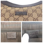 GUCCI Shoulder Bag 181092 GG canvas Beige Brown SilverMetal Sherry line