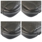 GUCCI Shoulder Bag 449418 leather Black GoldMetal Micro Guccissima Interlocking