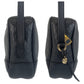 GUCCI Shoulder Bag 449418 leather Black GoldMetal Micro Guccissima Interlocking
