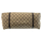 GUCCI Tote Bag 197953 GG Supreme Canvas Brown Gold Metal