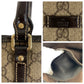 GUCCI Tote Bag 197953 GG Supreme Canvas Brown Gold Metal