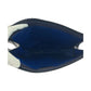 GUCCI Clutch bag Suede Navy Red Blue Old Gucci Shelly Line