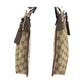 GUCCI Shoulder Bag 92562 GG canvas Beige Brown SilverMetal