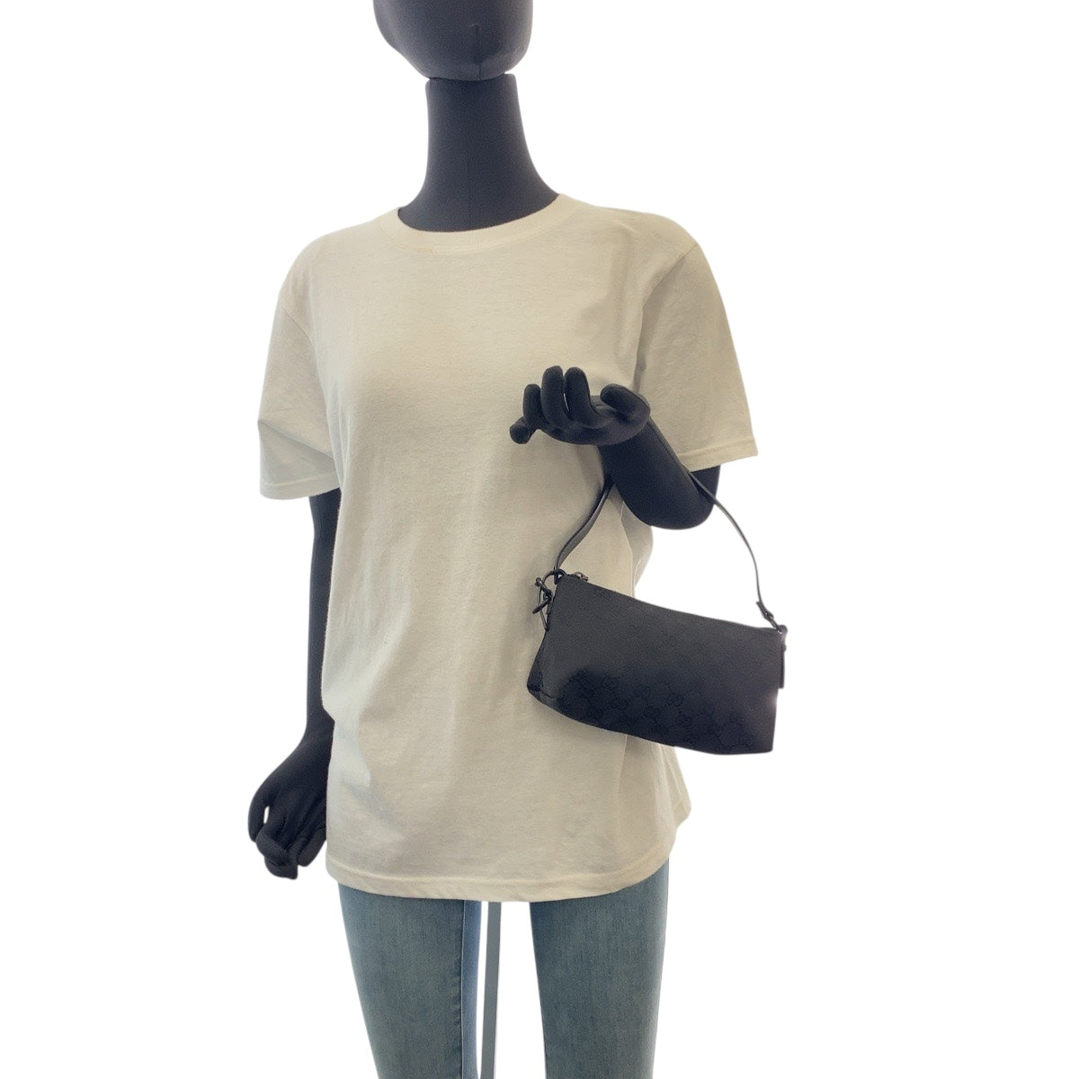 GUCCI Handbag 103399 GG canvas black