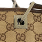 GUCCI Tote Bag 31244 GG canvas Beige Brown SilverMetal