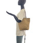GUCCI Tote Bag 31244 GG canvas Beige Brown SilverMetal
