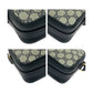 GUCCI Shoulder Bag 001 067 1282 0 GG Supreme Canvas Gray Navy Gold Metal
