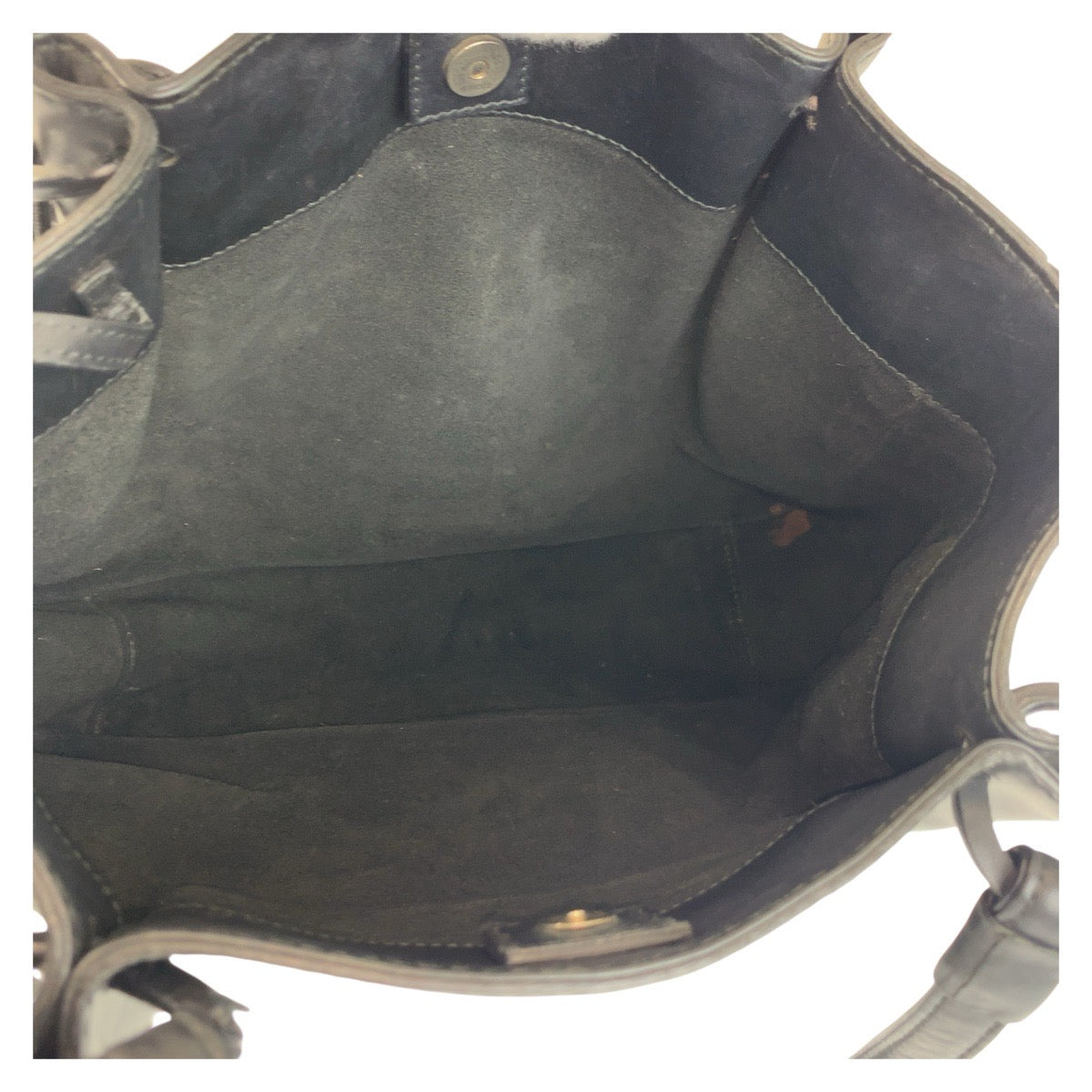 GUCCI Tote Bag 101919 leather Black black