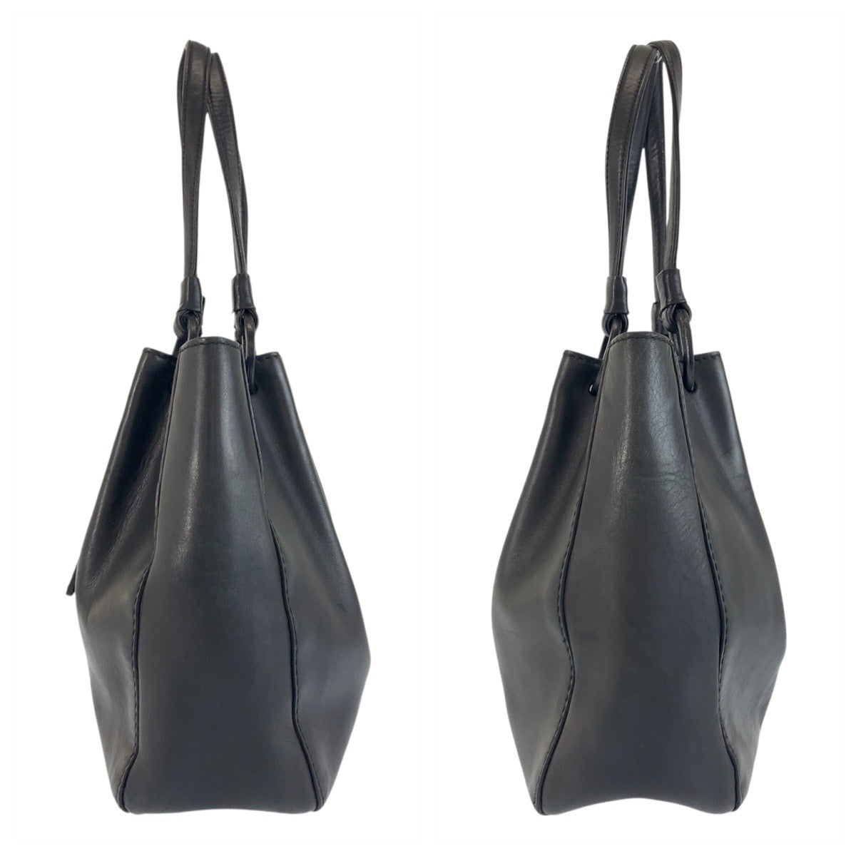 GUCCI Tote Bag 101919 leather Black black