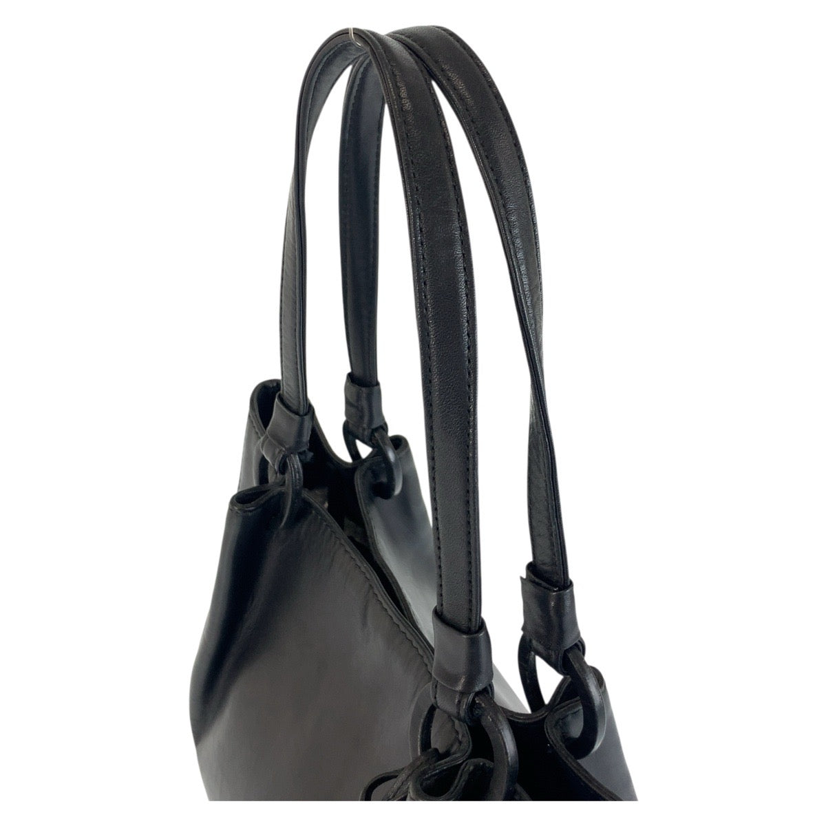 GUCCI Tote Bag 101919 leather Black black