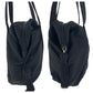 PRADA Shoulder Bag Nylon Black SilverMetal Test logo